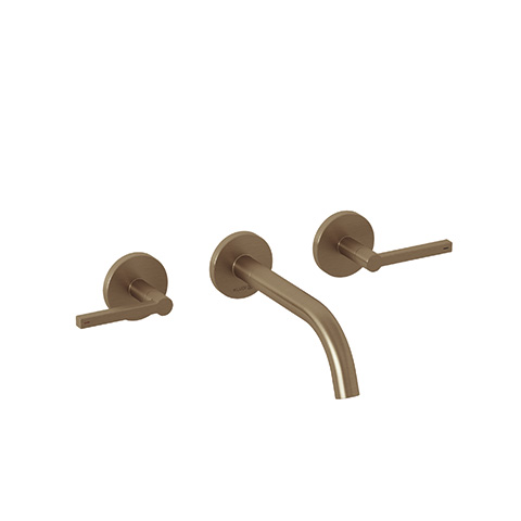 KLUDI Nova Fonte Puristic Waschtisch-Wandarmatur brushed bronze