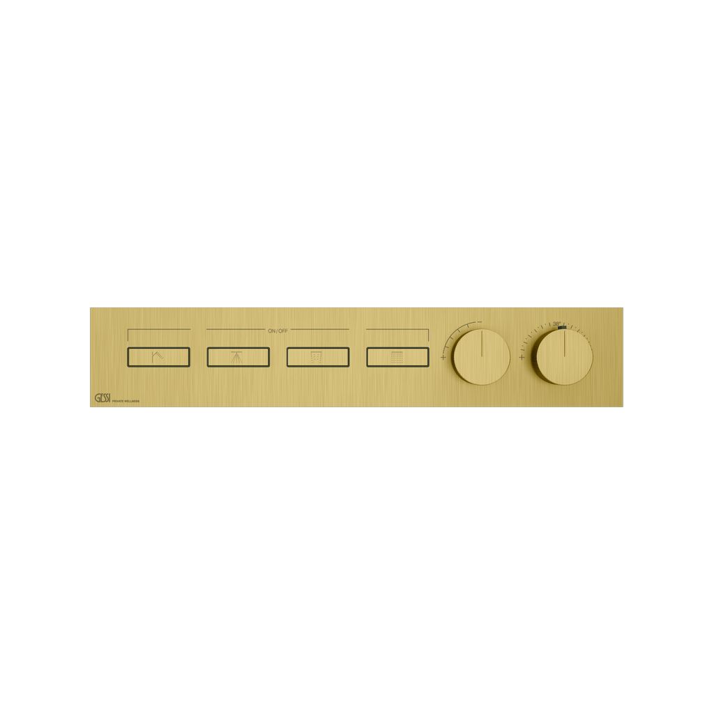 Gessi Hi-Fi Unterputz-Thermostat für 4 Verbraucher, 3/4