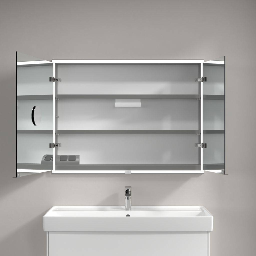 My View Now Einbau-Spiegelschrank 1000 x 750 x 168mm, mit Sensorschalter