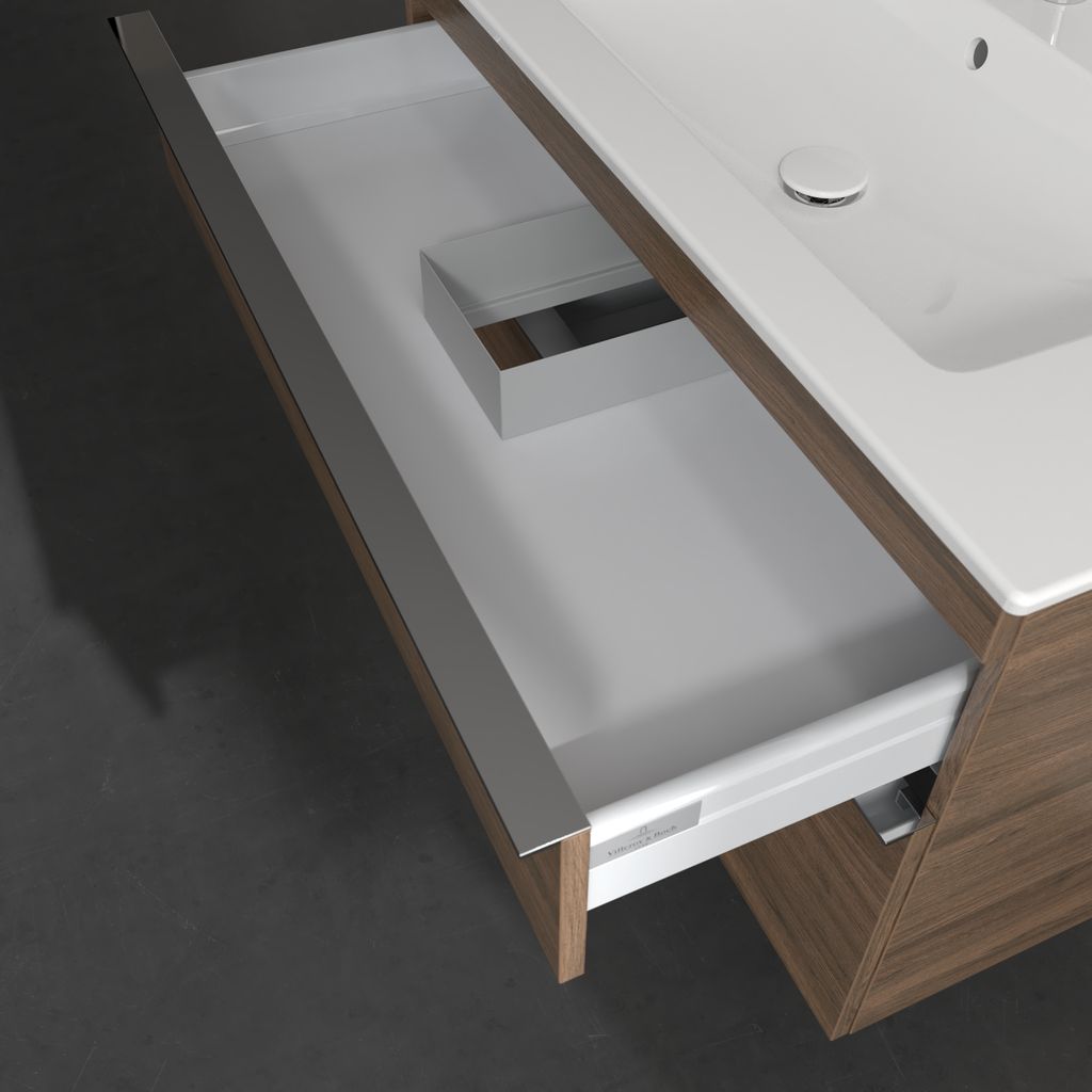 Venticello vanity unit with 2 pull-outs