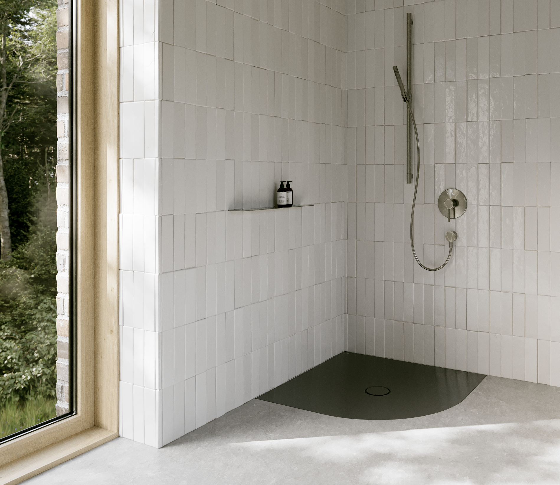 Bette Floor Corner Viertelkreis-Duschwanne 90x90cm