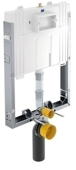 ViConnect WC-Montageelement Compact für Nassbau, Bautiefe 80mm