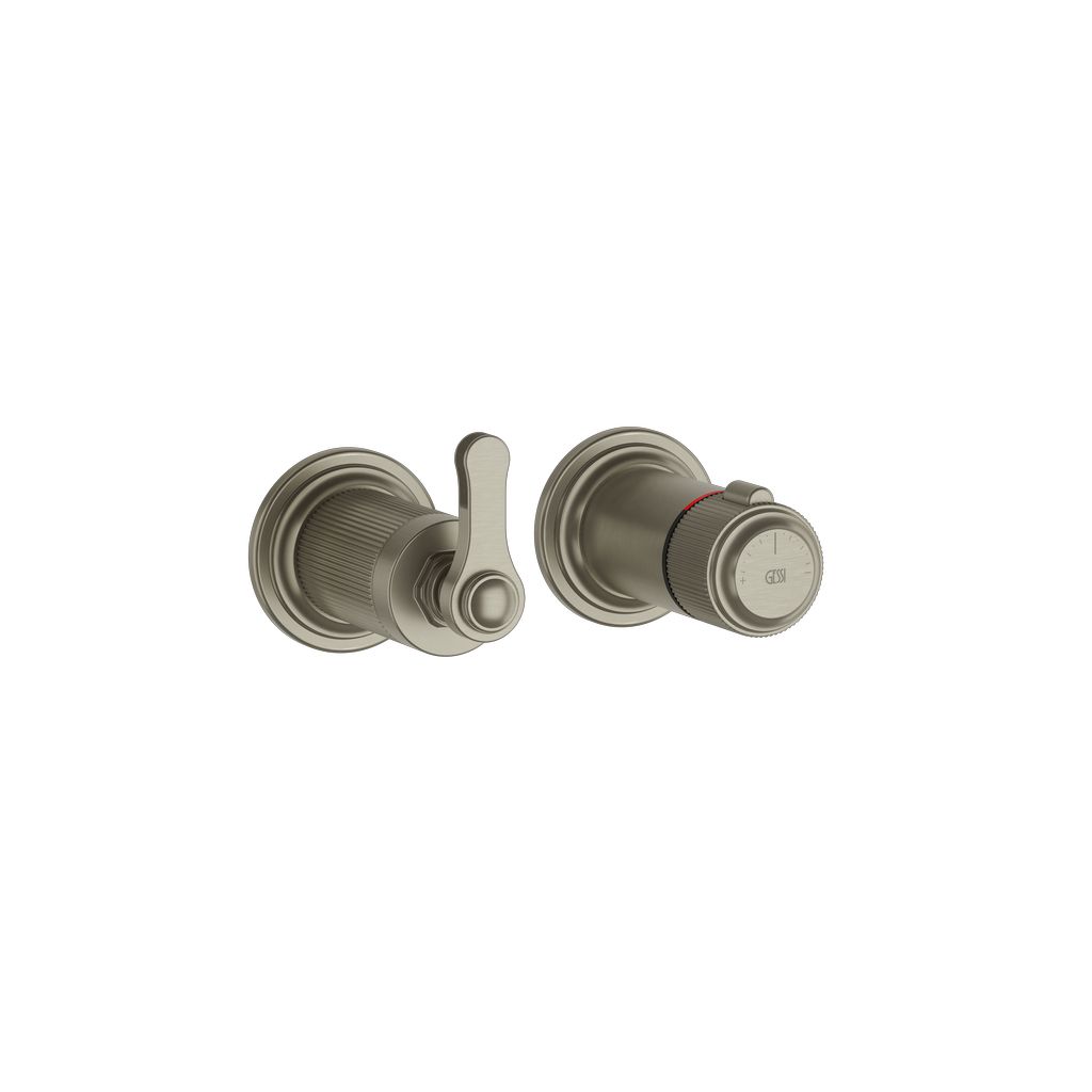 Gessi Venti20 3-Wege Thermostat Finox Optik