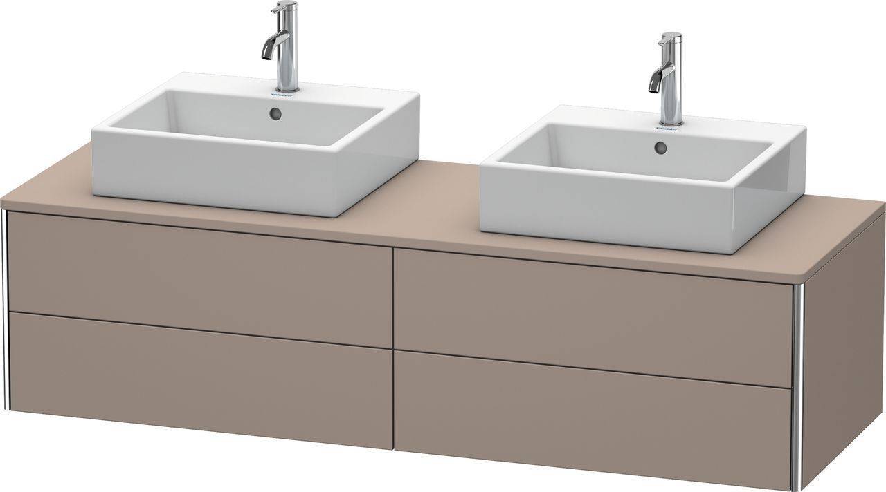 Duravit XSquare Waschtischunterbau wandhängend XS4917, 4 Schubkästen, 1600 x 548mm