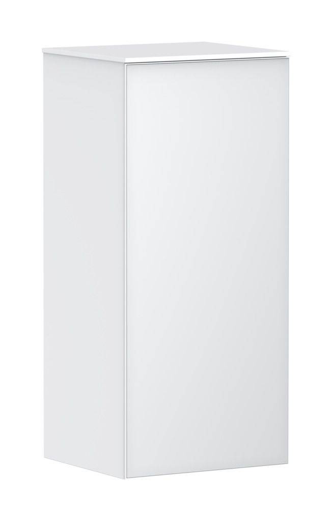 Hansgrohe Xevolos E Halbhochschrank Korpus weiß, Front weiß metallic