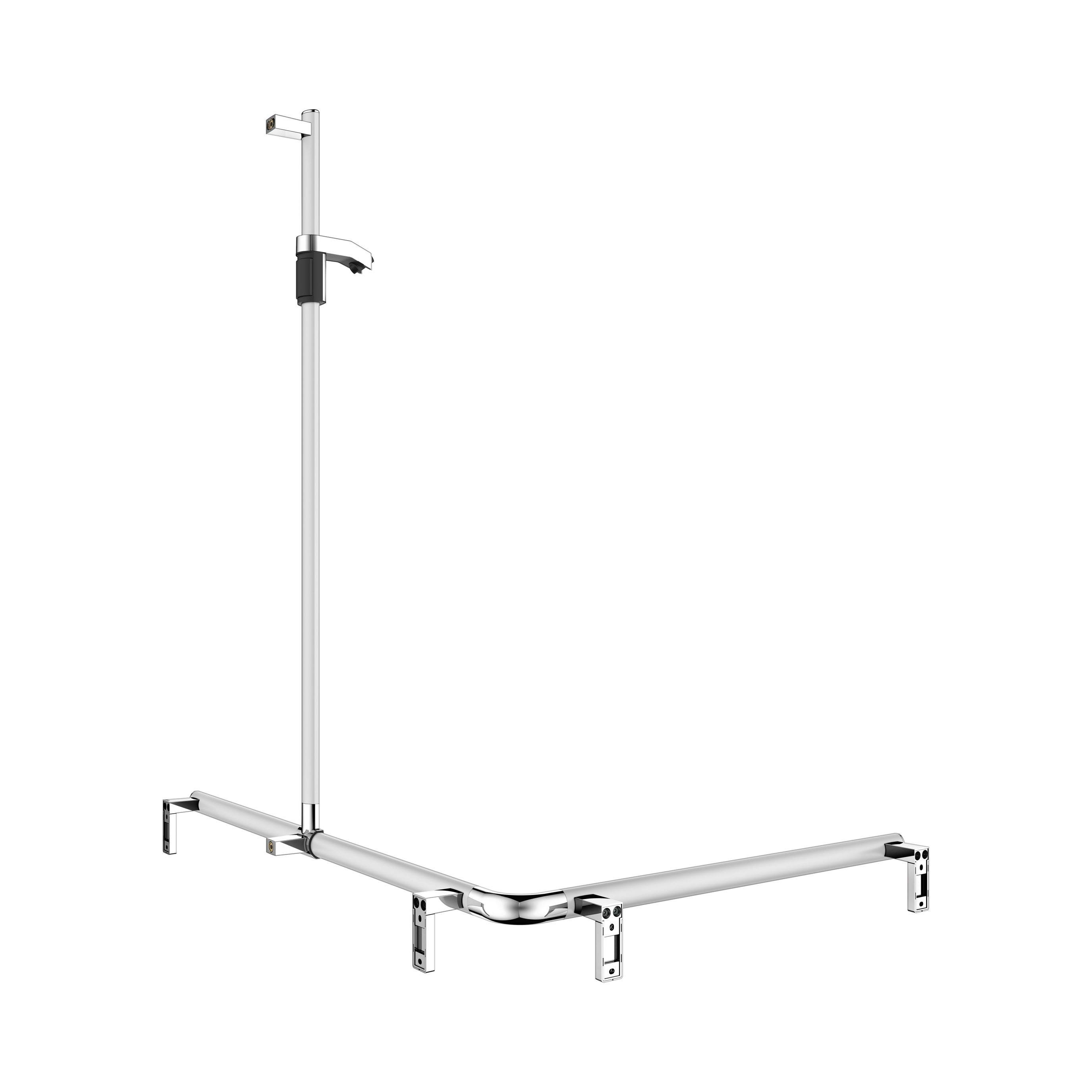 AXESS Duschhandlauf mit Brausestange rechte Ausführung 1150/850mm