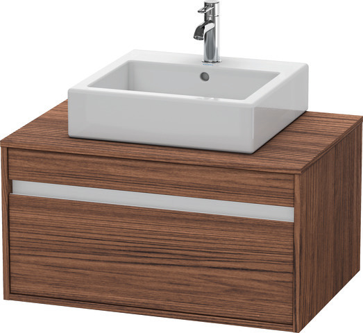 Ketho Waschtischunterbau wandhängend KT6694 800 x 550mm, für Aufsatzbecken mittig