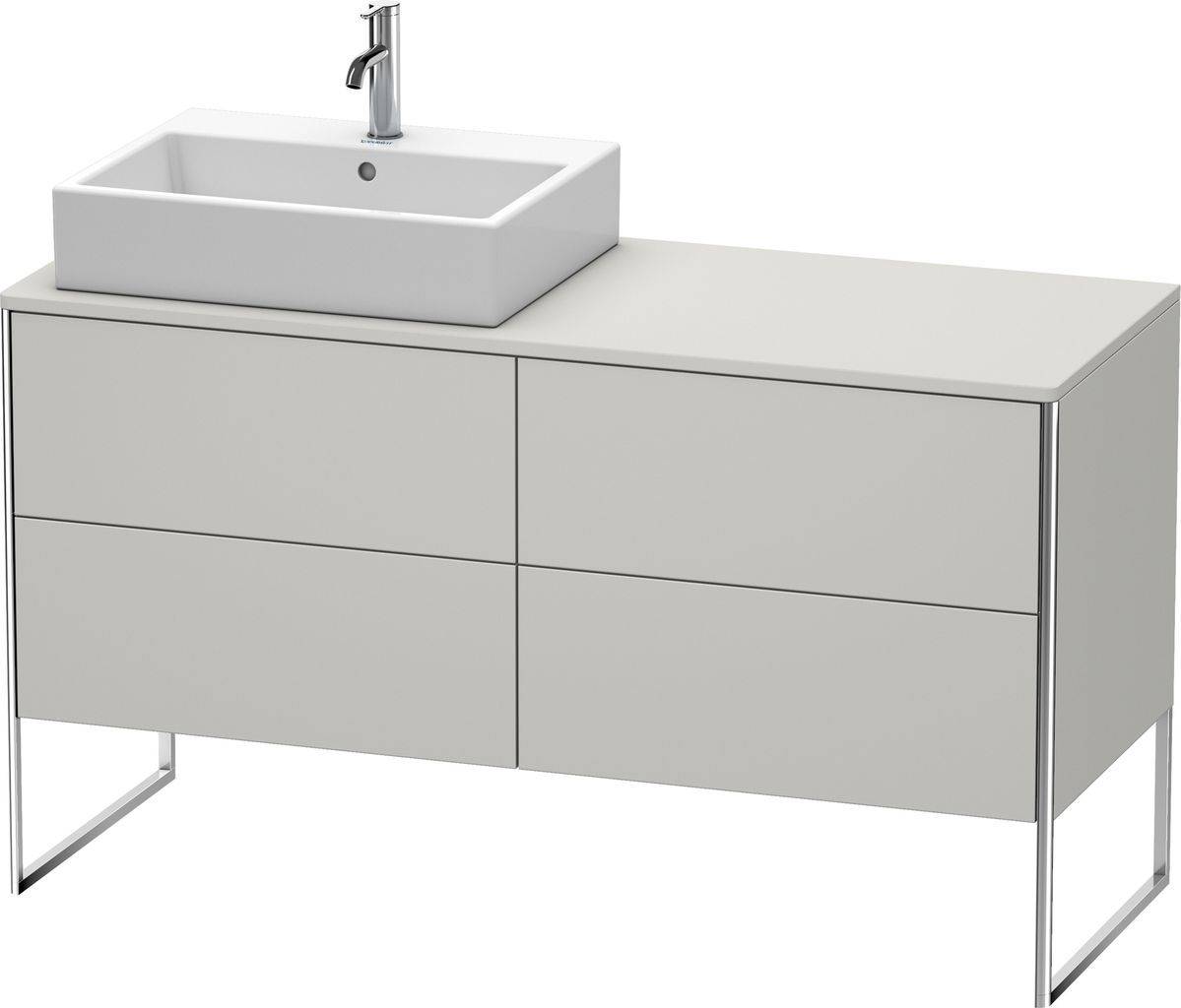 XSquare Waschtischunterbau bodenstehend XS4923, 4 Auszüge, 1400 x 548mm