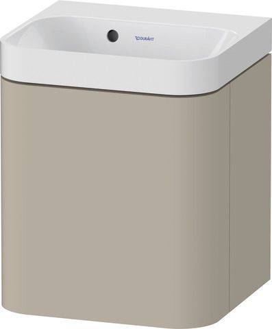 Duravit Happy D.2 Plus Möbelwaschtisch c-shaped mit Unterbau, wandhängend, 400 x 360mm