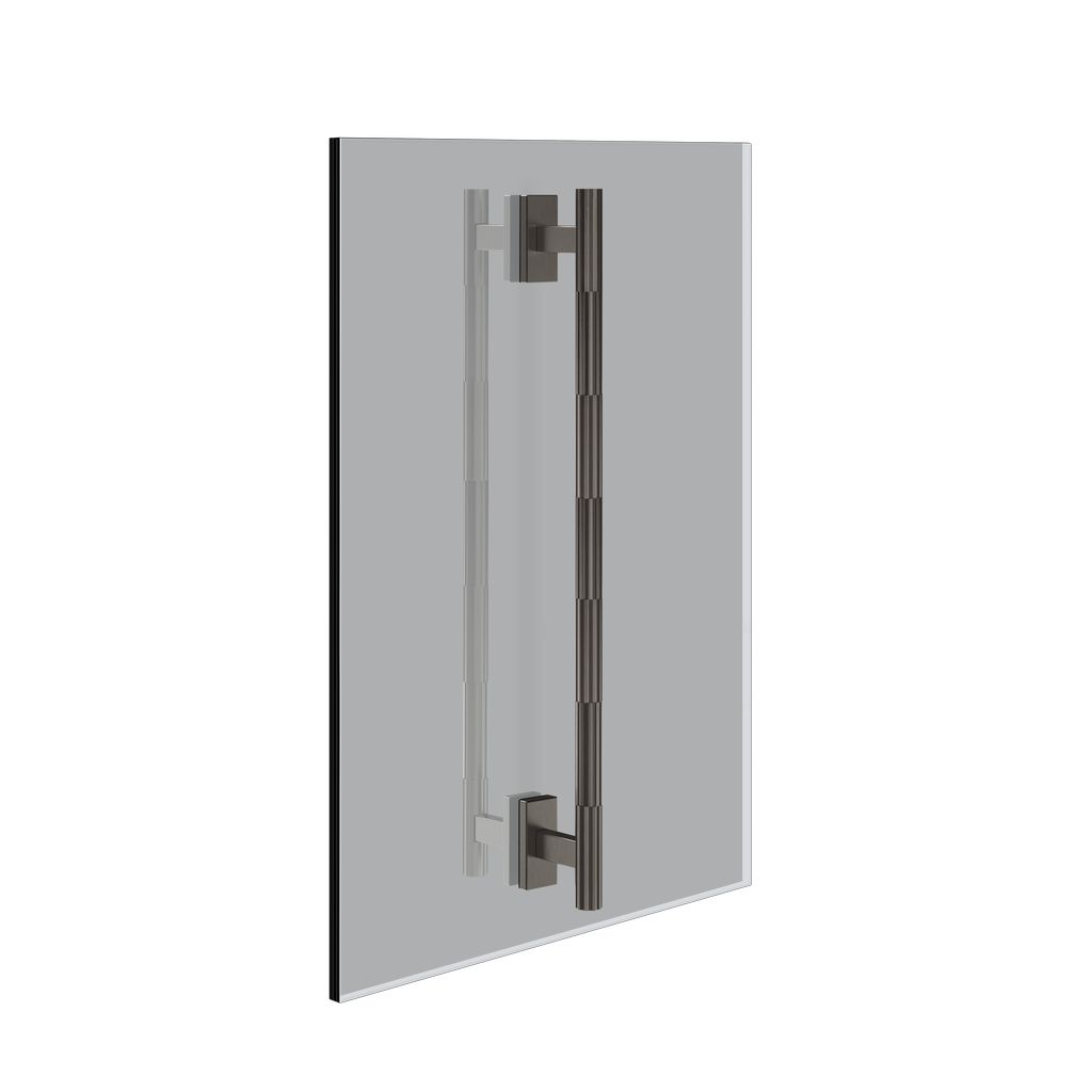 Gessi Incastri Duschtürgriff, 45cm, Metall schwarz gebürstet PVD