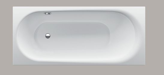 Comodo Rechteck-Badewanne Überlauf vorne