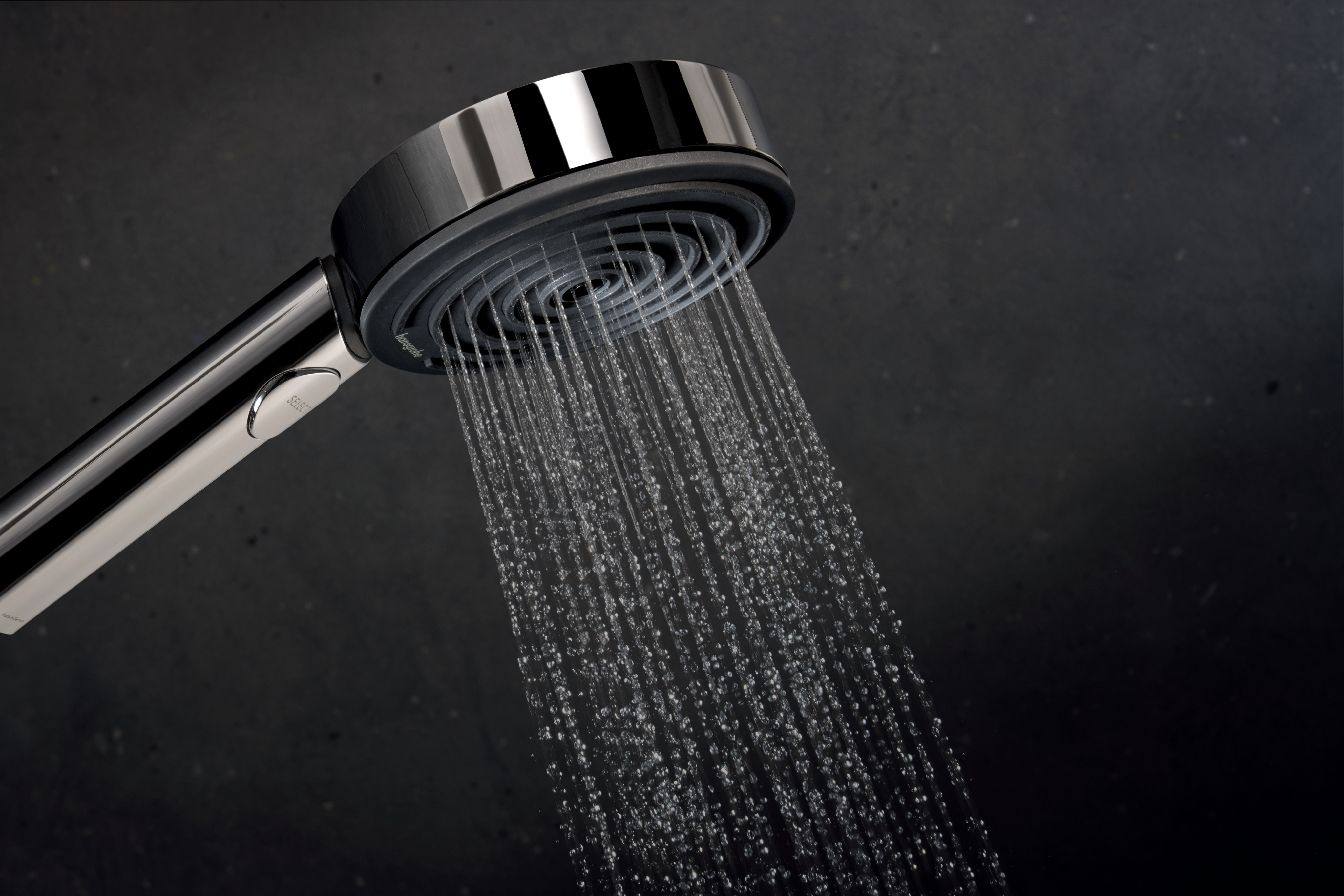 Pulsify Select S shower system 105 3jet Relaxation EcoSmart with Ecostat Fine and shower rail