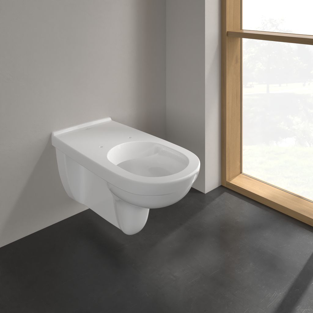ViCare Wand-Tiefspül-WC spülrandlos, ohne Befestigungslöcher für Sitz