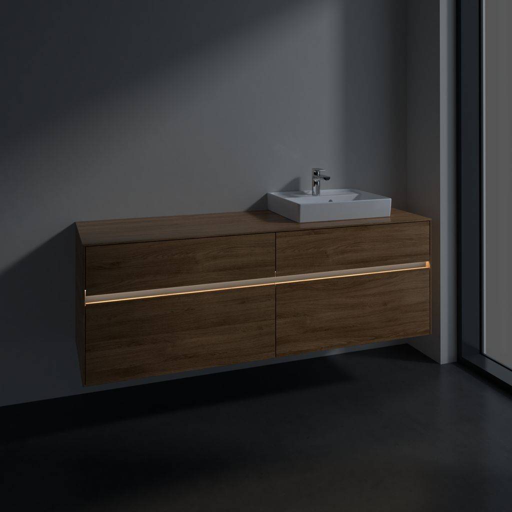 C079B0RH_03 Collaro Waschtischunterschrank 1600 x 548 x 500mm, mit LED Beleuchtung
