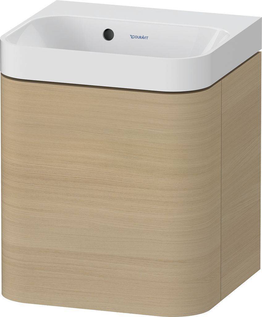 Duravit Happy D.2 Plus Möbelwaschtisch c-shaped mit Unterbau, wandhängend, 400 x 360mm