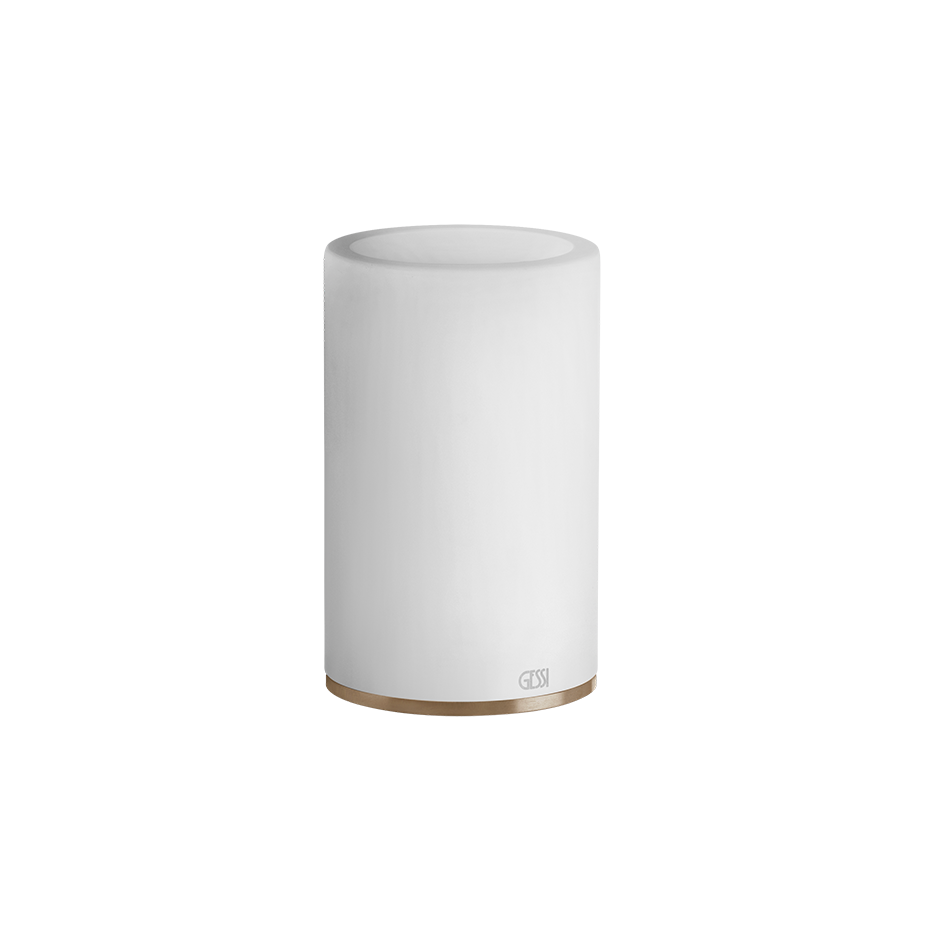 Gessi 316Accessoires Stand-Becher Glas hell