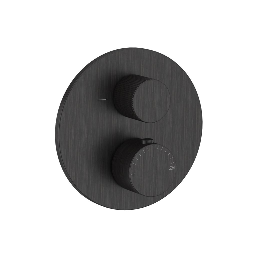 Gessi Ventaglio 2-Wege Brause-Thermostat Bronze
