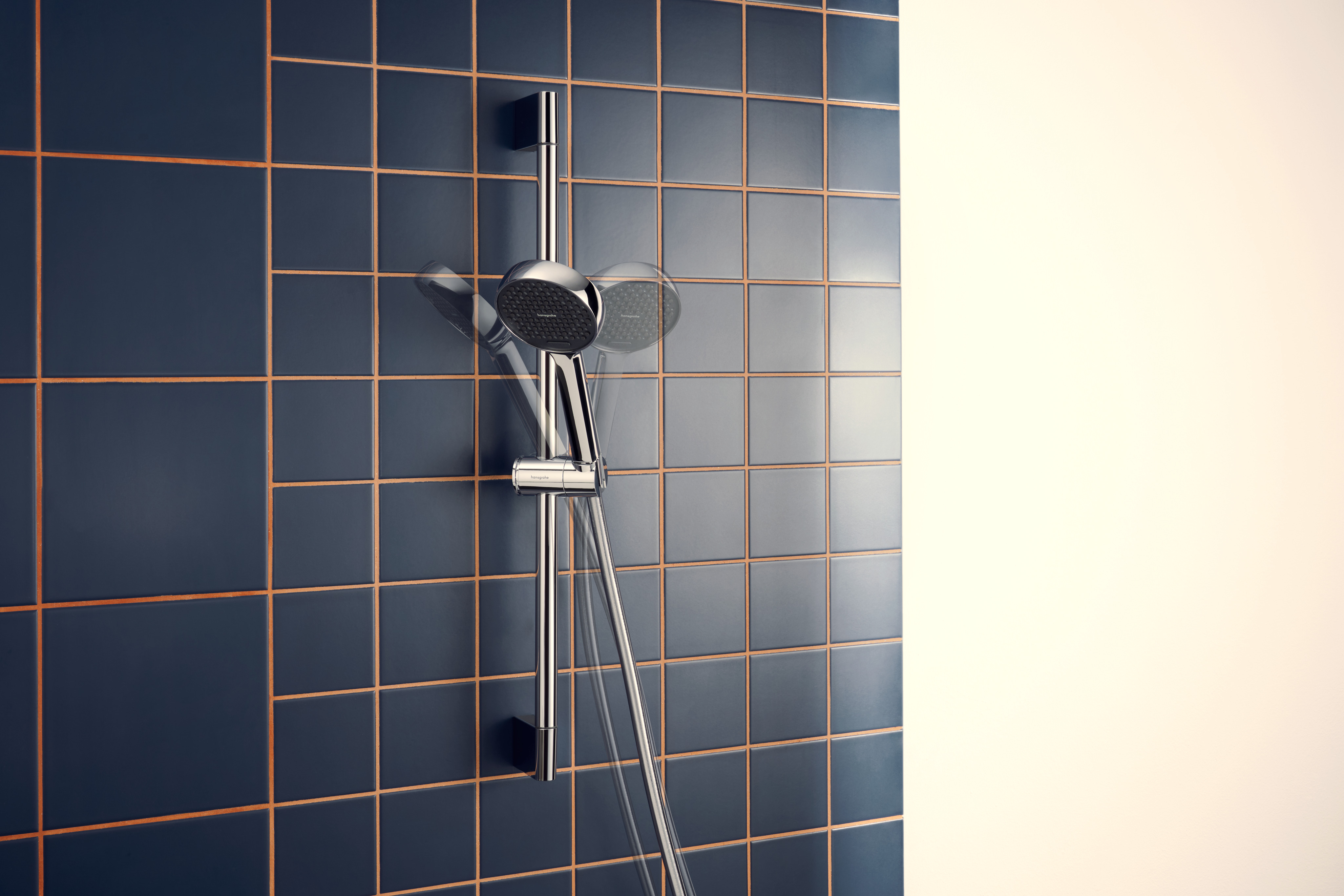Activera Select S Duschset 95 2 Strahlarten  wassersparend mit Duschstange 65 cm