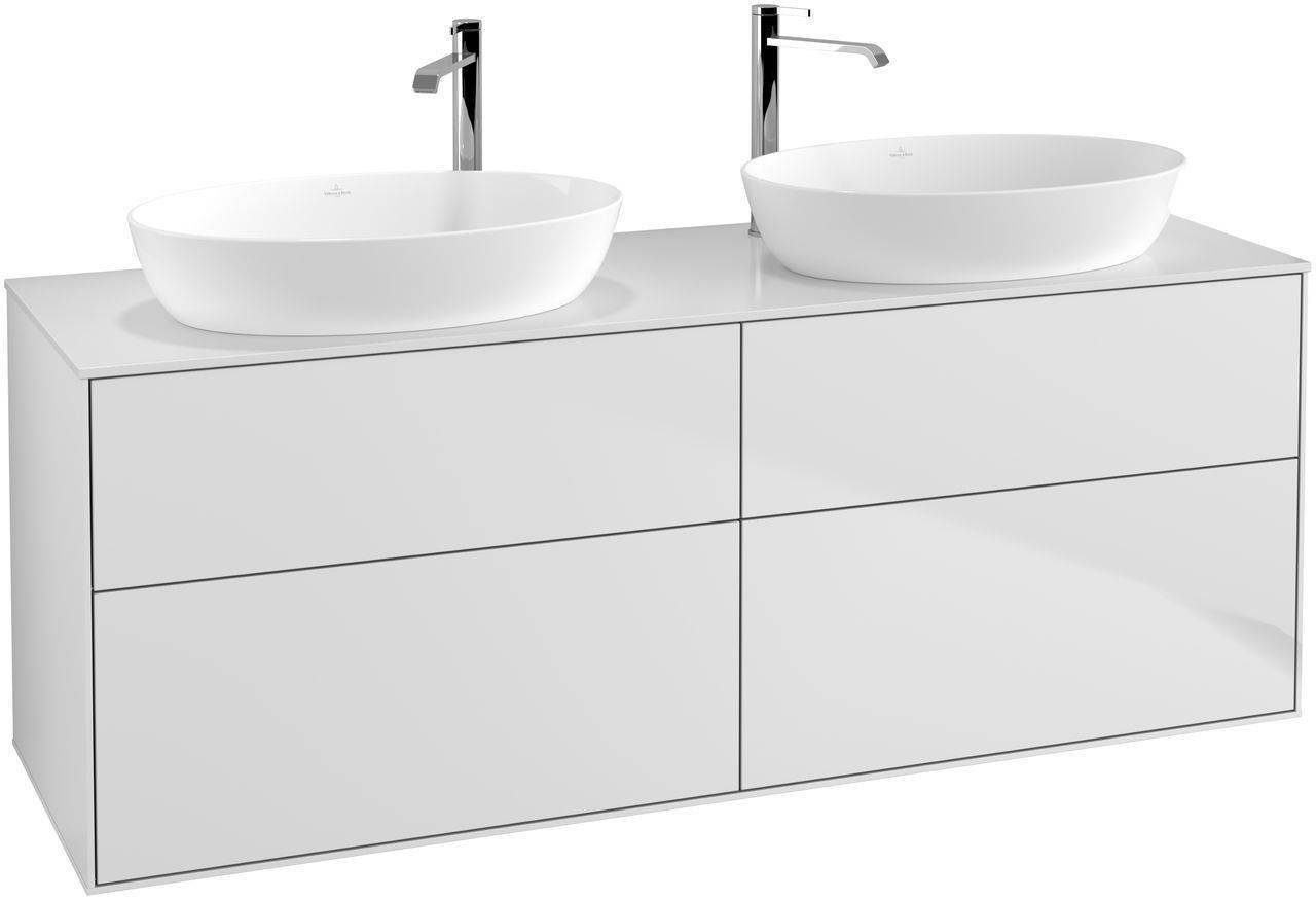 Villeroy & Boch Finion Waschtischunterschrank 1600 x 603 x 501mm, Abdeckplatte weiß matt