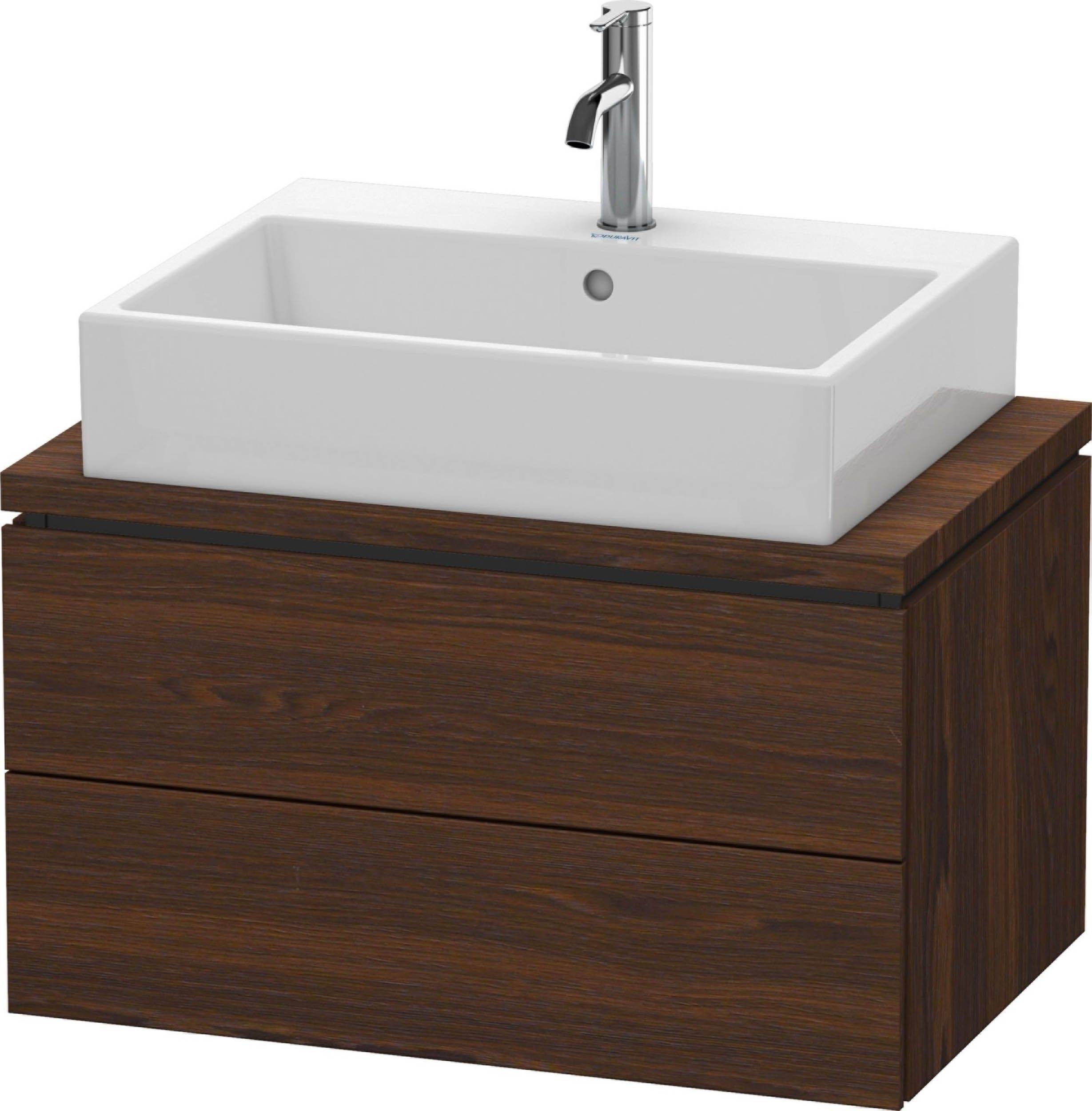 Duravit L-cube Waschtischunterbau für Konsole Compact LC 5806, 2 Schubkästen, 720 x 477mm