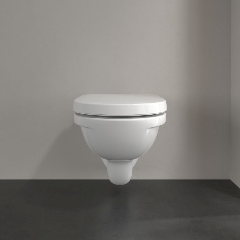 O.Novo Combi-Pack Wand-Tiefspül-WC  mit WC Sitz