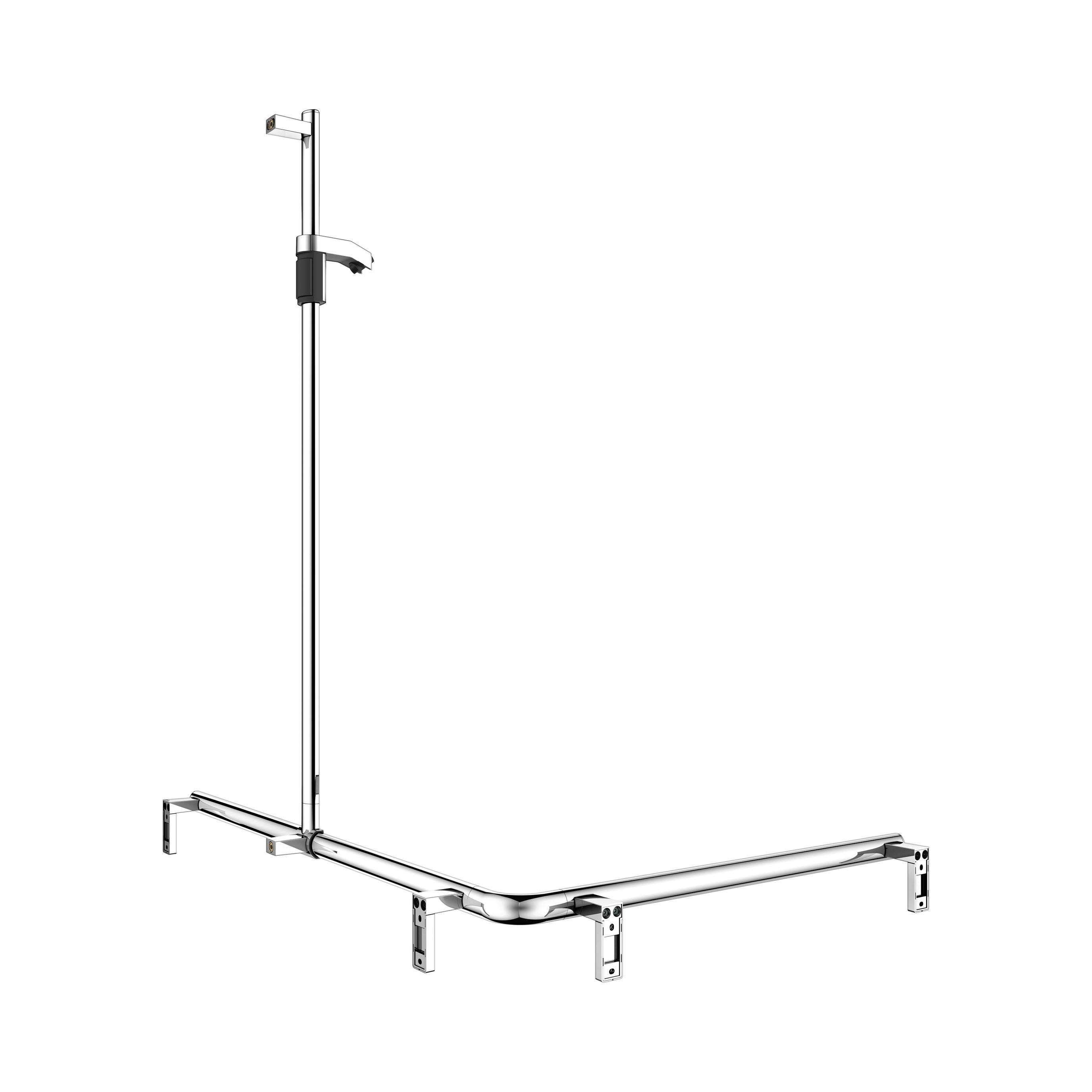 AXESS Duschhandlauf mit Brausestange rechte Ausführung 1150/850mm