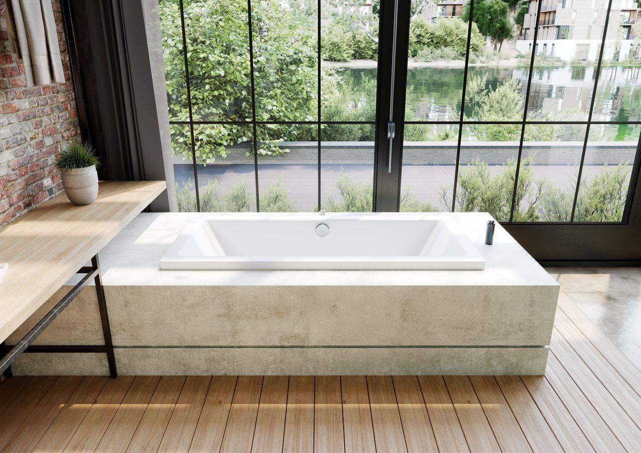 ConoDuo Rechteck-Badewanne; Modell 733; 1800 x 800 x 420mm