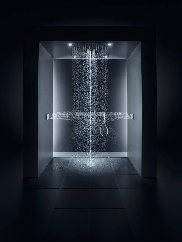 ShowerCollection ShowerHeaven 970 x 970mm 3jet overhead shower with lighting