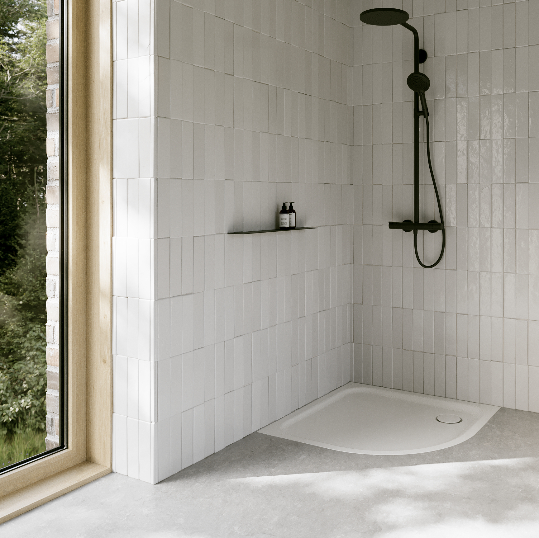 Bette Corner Viertelkreis-Duschwanne 80x80x3,5cm