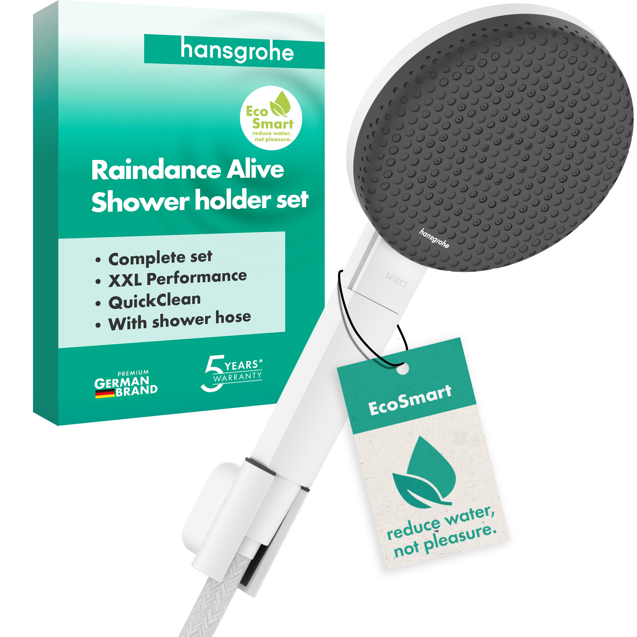 Raindance Alive Select S Duschkopfhalterungset 125