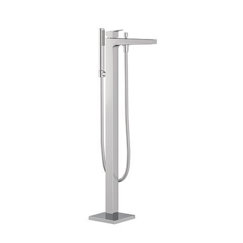 KLUDI DECUR freistehende Wannenarmatur brushed gunmetal