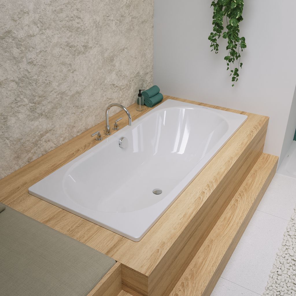 Kaldewei Classic Duo Rechteck-Badewanne; Modell 105; 1700 x 700 x 420mm