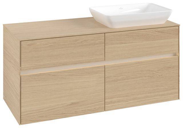 Villeroy & Boch Collaro Waschtischunterschrank 1200 x 500 x 548mm, mit LED Beleuchtung