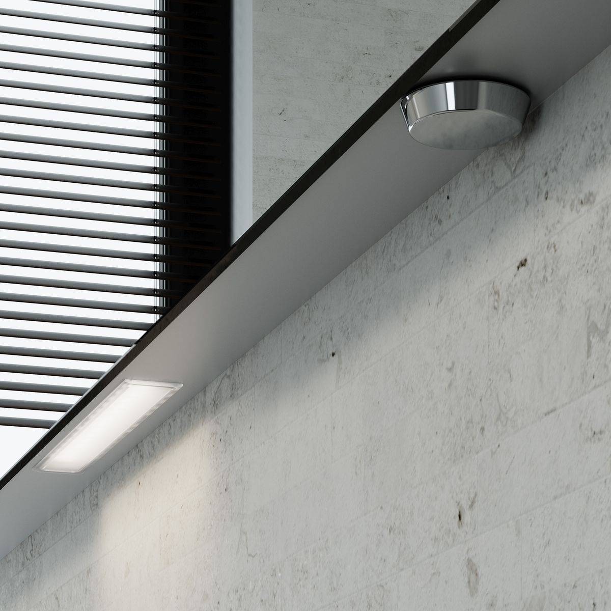 Royal Reflex Badmöbel-Set 3 mit Waschtisch, Waschtischunterbau und LED-Lichtspiegel