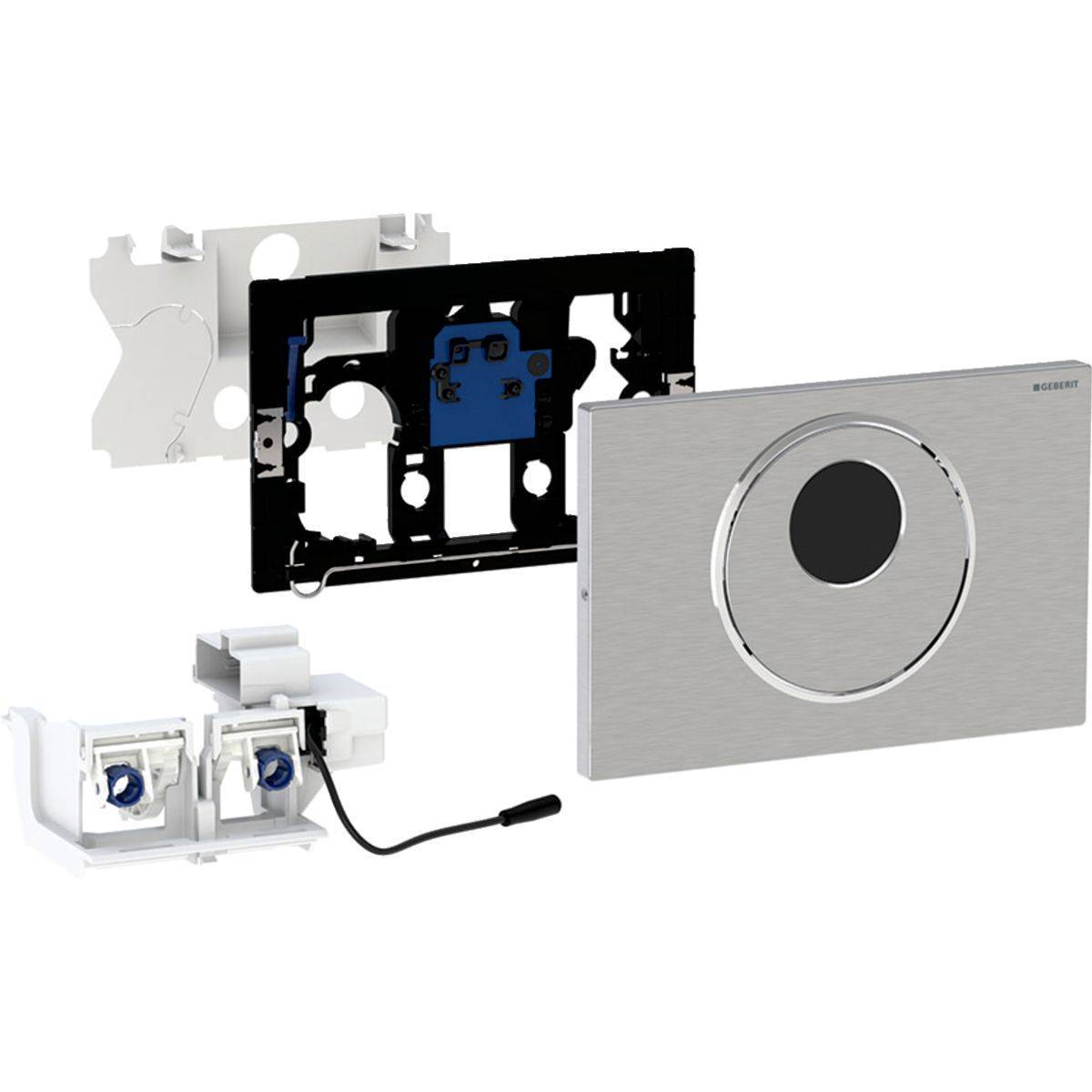 Geberit Sigma 10 WC-Betätigungsplatte mit elektronischer Spülauslösung, manuell