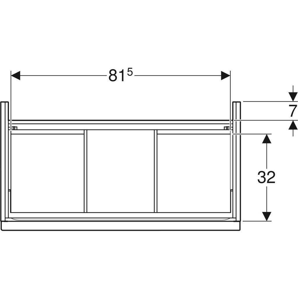 502305011_03 iCon Unterschrank für Waschtisch, mit zwei Schubladen, 90cm