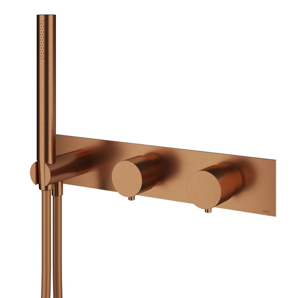 MGS MILANO Minimal MB456 3-Wege Brause-Thermostat Handbrause