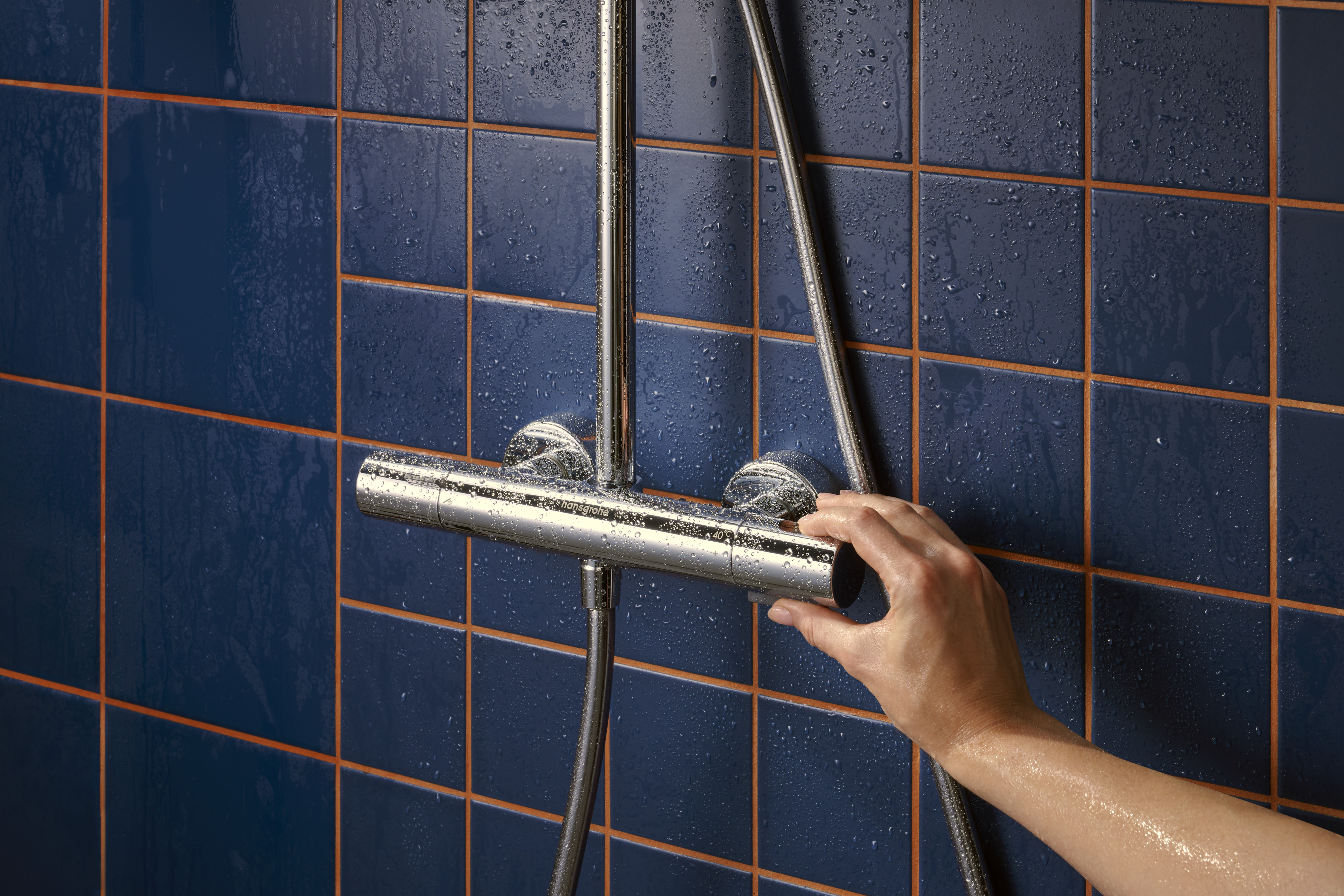Activera S Duschsystem 240 1 Strahlart  wassersparend mit Ecostat Fine Varia