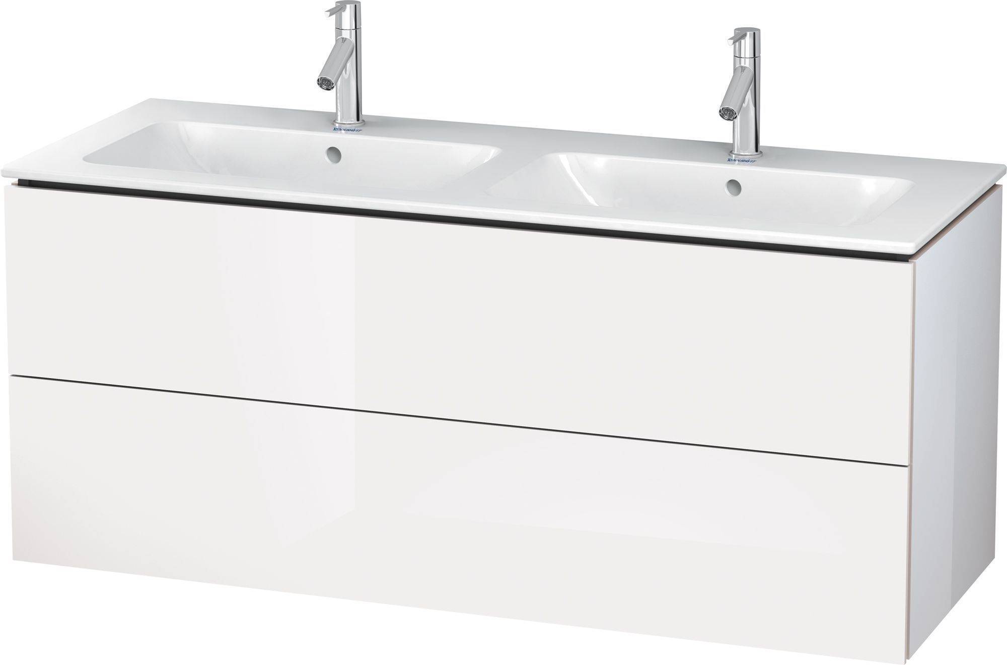 Duravit L-Cube Waschtischunterbau wandhängend LC6258 für Me by Starck Waschtisch