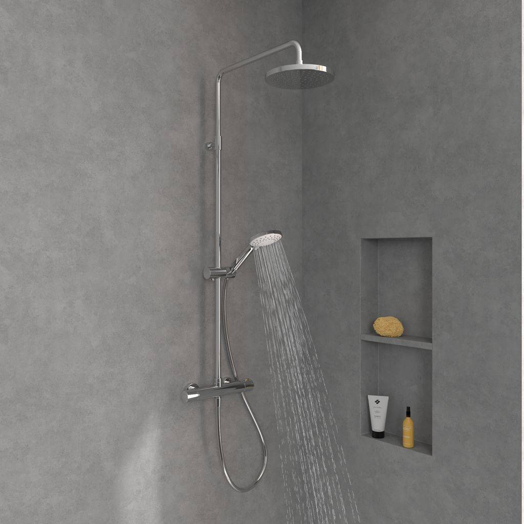 Universal Showers Handbrause mit 3 Strahlarten