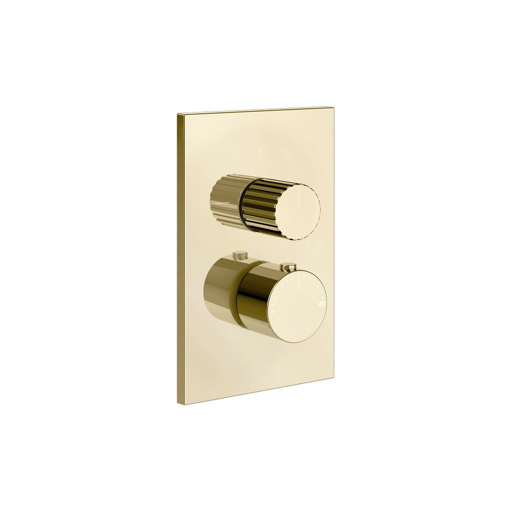 Gessi Incastri Unterputz-Thermostat, 3-Weg, messing PVD