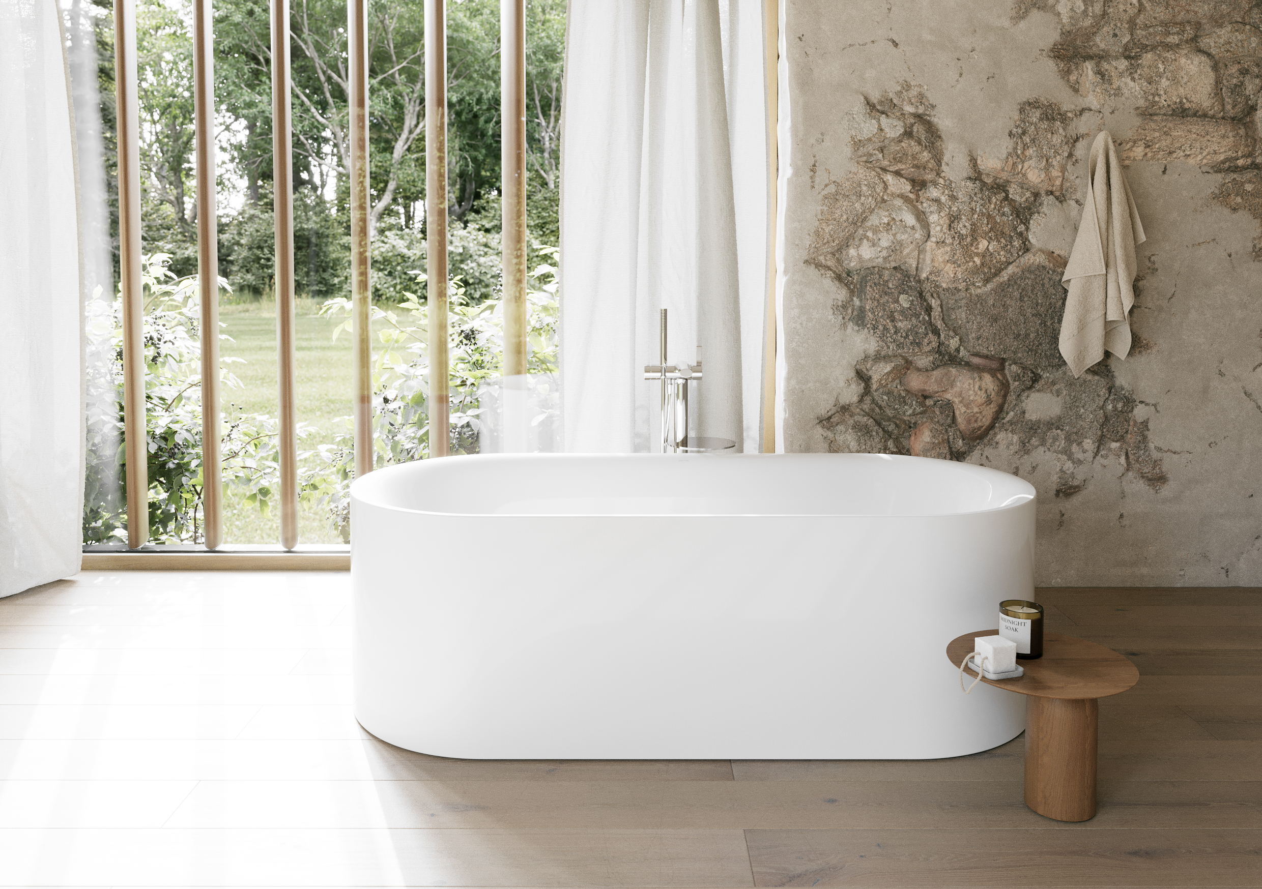 Lux Oval Silhouette freestanding bathtub