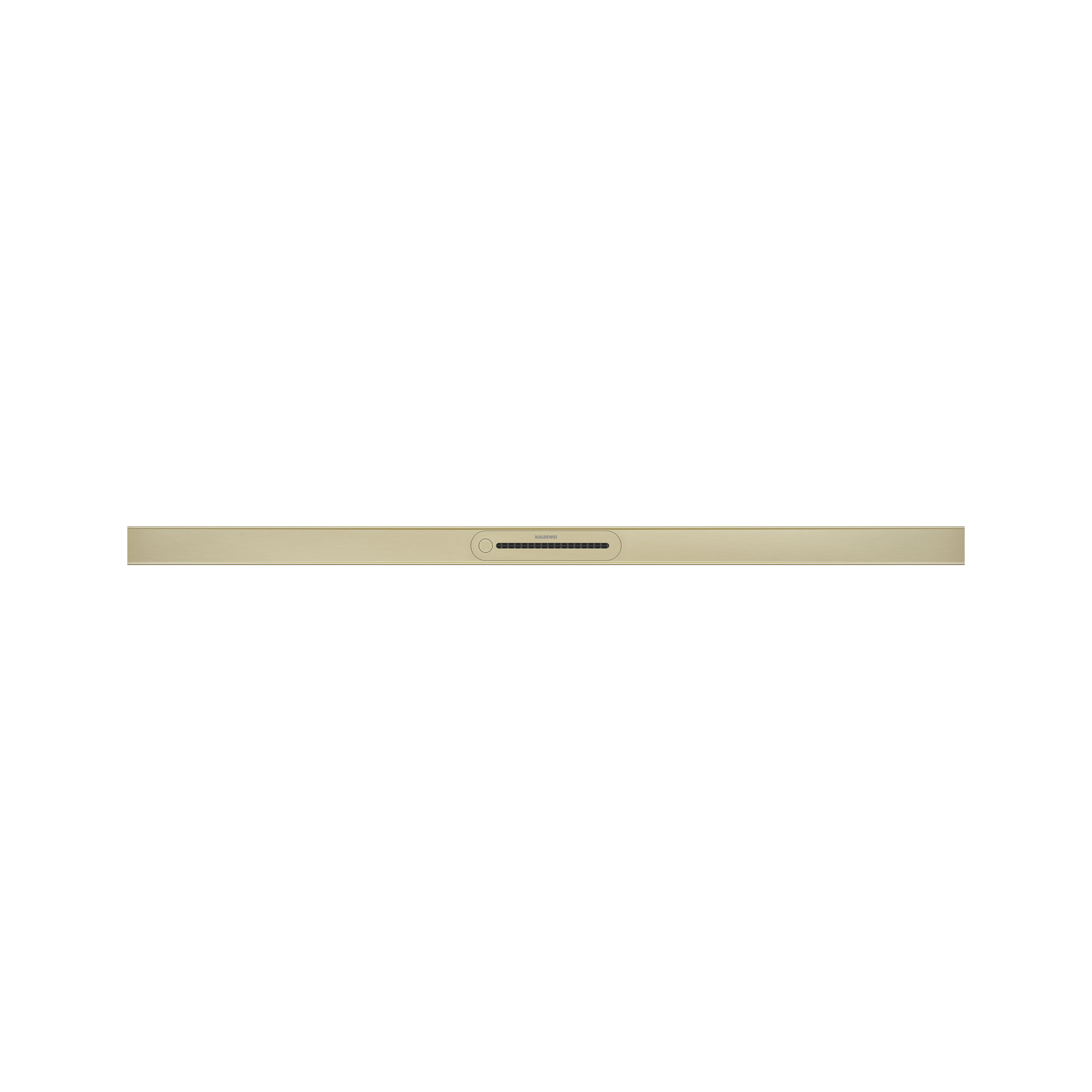 Flowline Zero Duschrinnen-Set mit FlowDrain Flat,  1200mm, champagner gebürstet