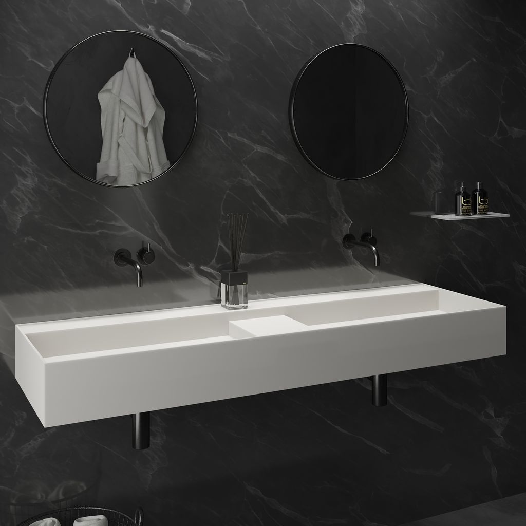 Wandwaschbecken Solidbliss-150D