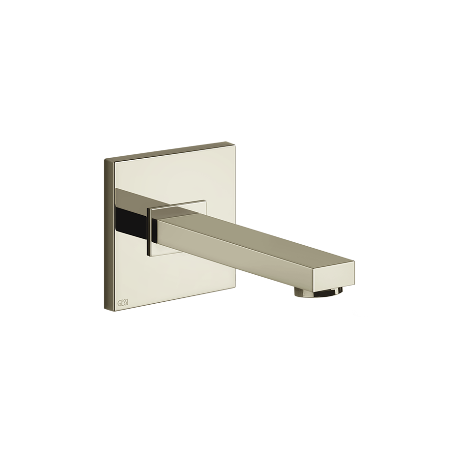 Gessi Rettangolo K Waschtisch-Wand-Auslauf (Maß auf Wunsch)