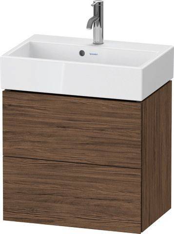 Duravit L-Cube Waschtischunterbau wandhängend Compact, LC6219, 584 x 391mm, 1 Auszug