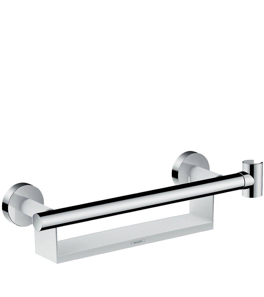 Hansgrohe Haltegriff Comfort mit Ablage und Brausehalter