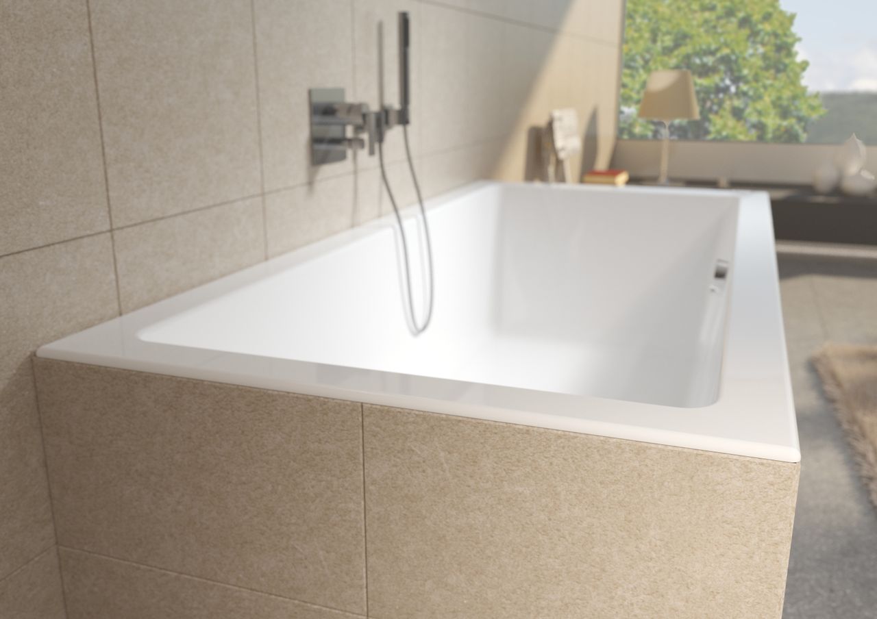 Lugo Einbau-Badewanne 190 x 80cm