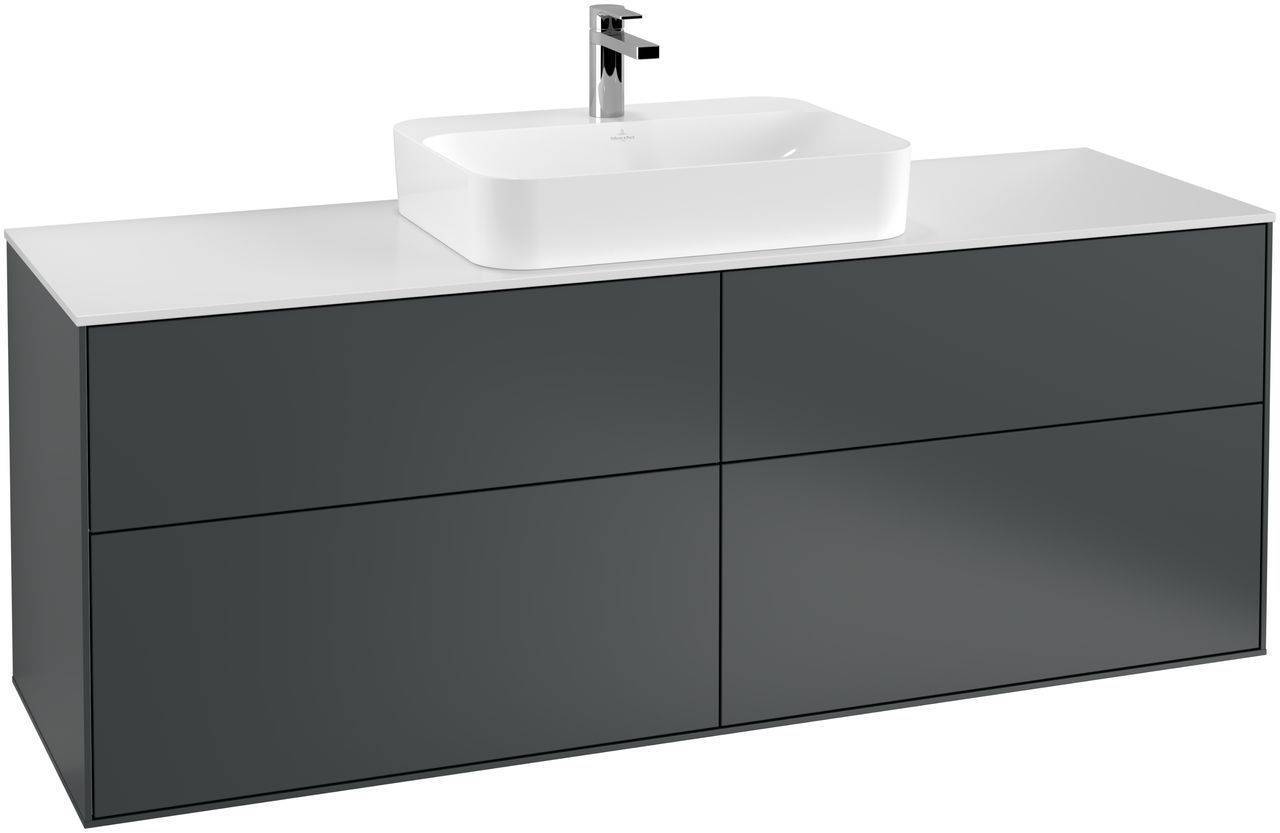Villeroy & Boch Finion Waschtischunterschrank 1600 x 603 x 501mm, Abdeckplatte weiß matt