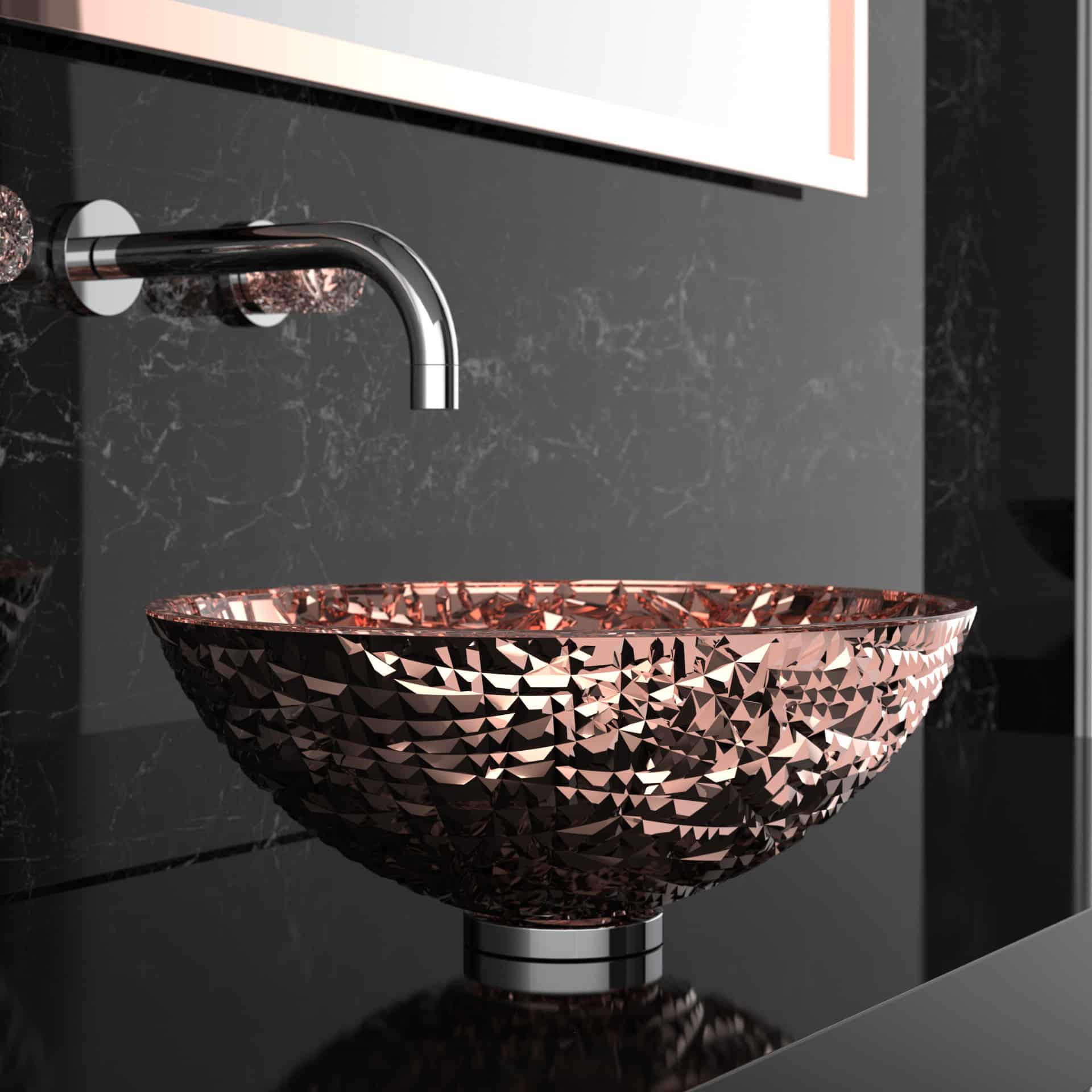 Glaswaschbecken als Aufsatzwaschbecken von Glass Design.